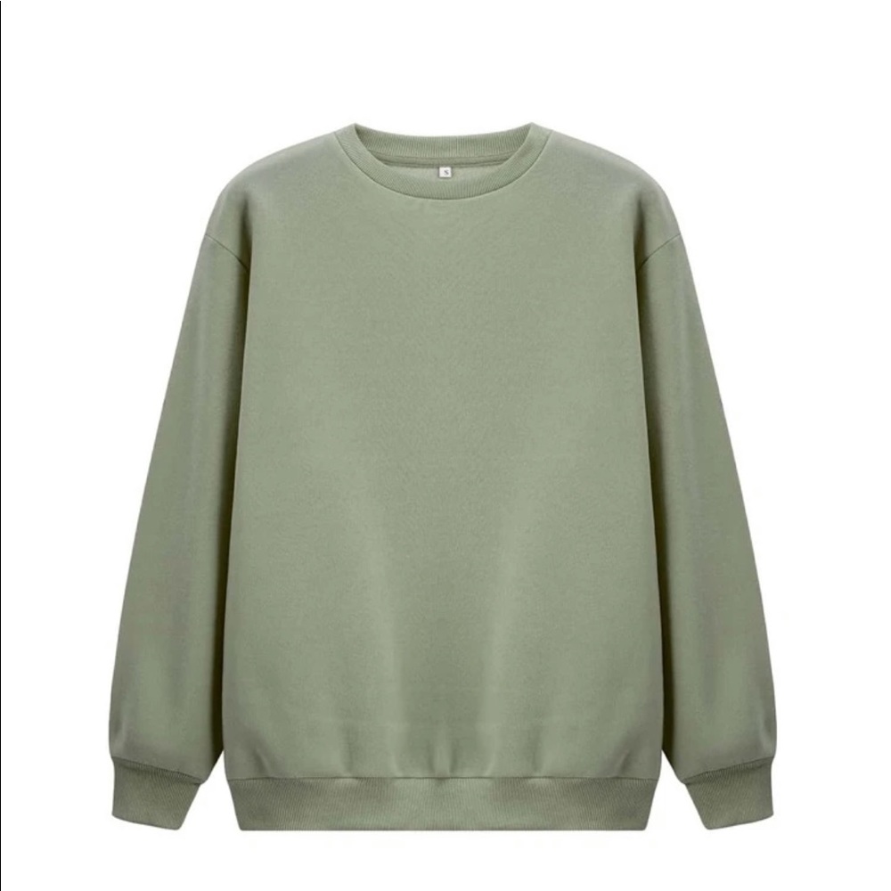 Thermal lined Sweatshirt M size army color